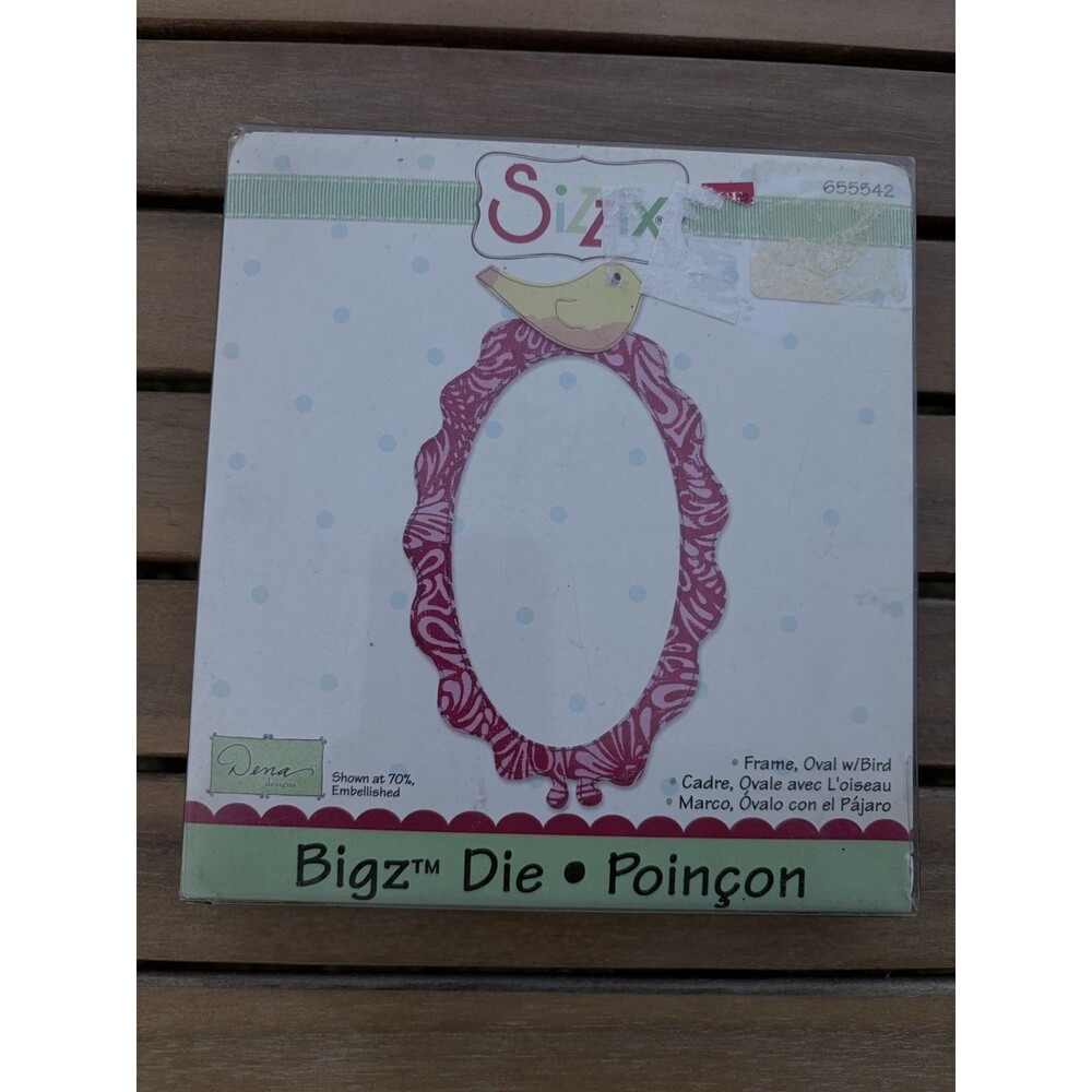 Sizzix Frame Oval With Bird Bigz Die